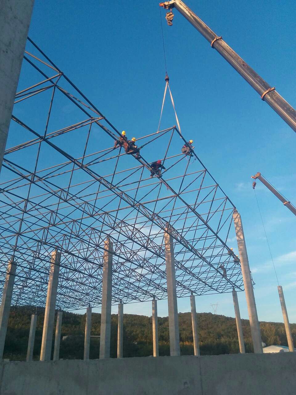 焦作汪清物流园网架